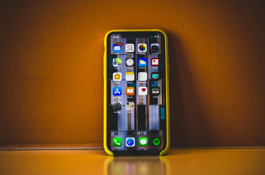 A cellphone admitted as evidence.